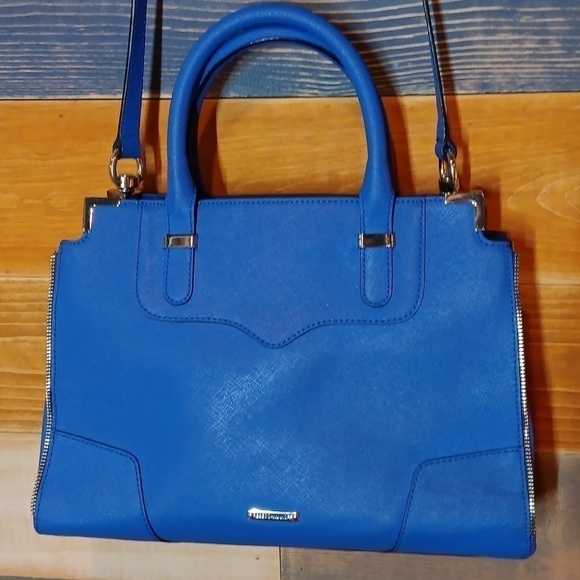Rebecca Minkoff Medium blue satchel crossbody - Picture 1 of 11